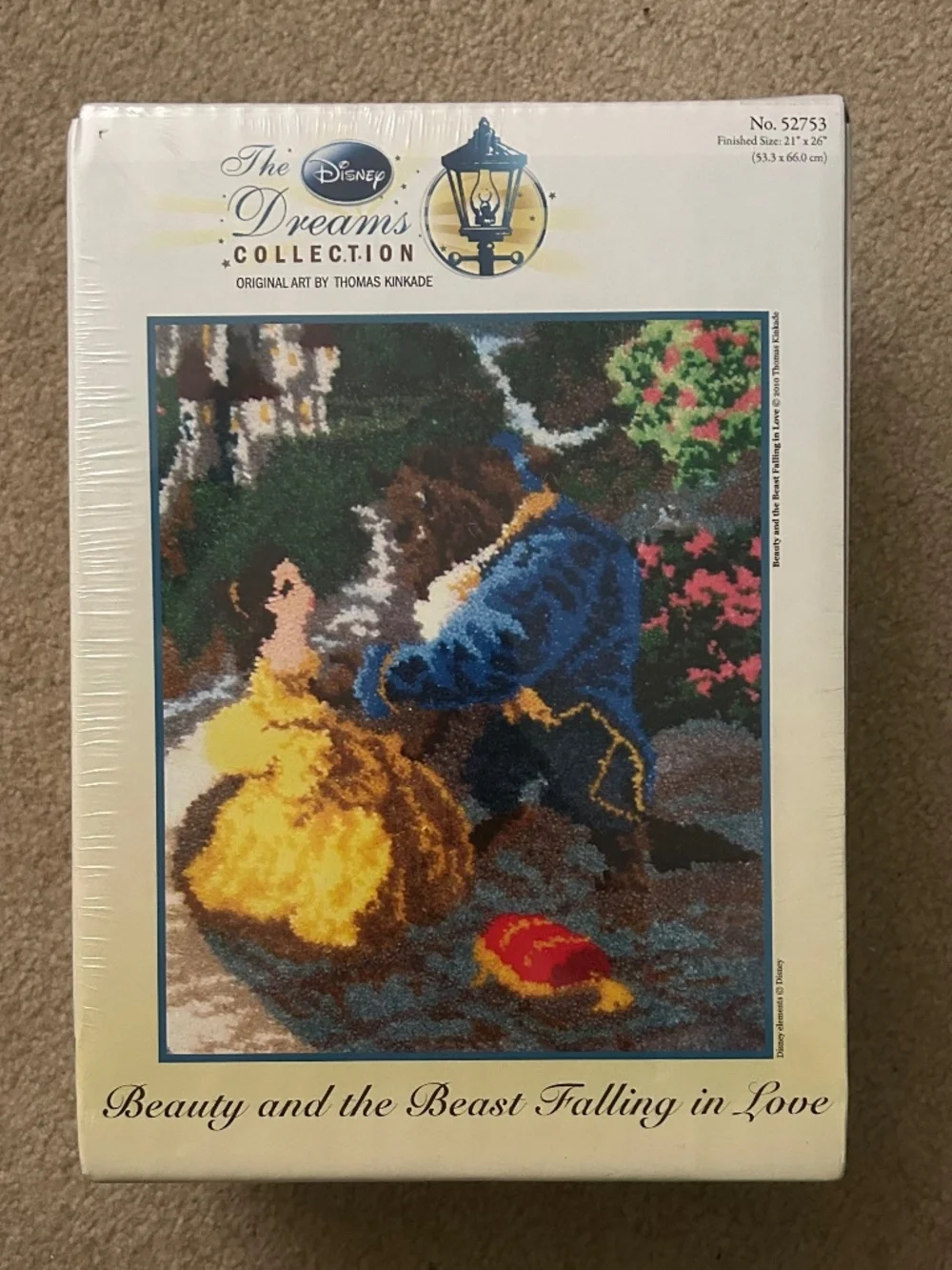 Brand New Unopened Beauty and the Beast Latch Hook Kit